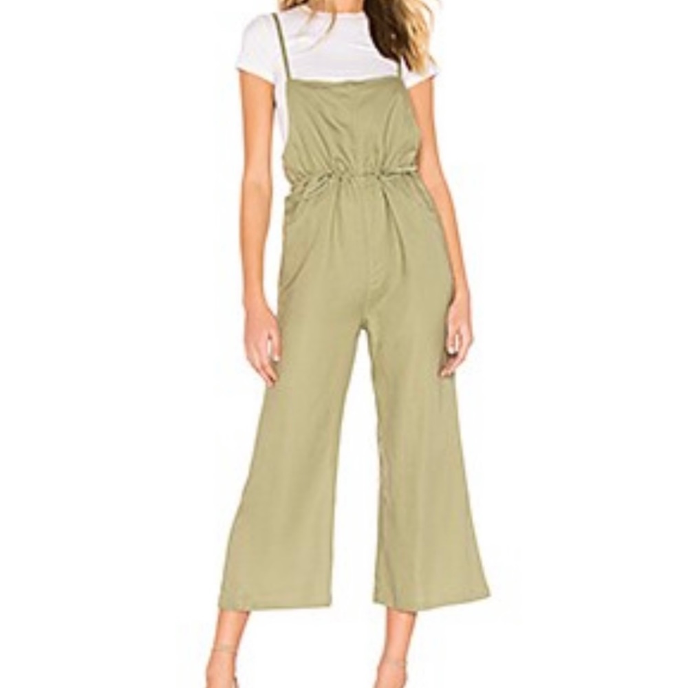 NWT Line & Dot Brynn green jumpsuit